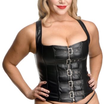 Lace-up Corset and Thong - XLarge