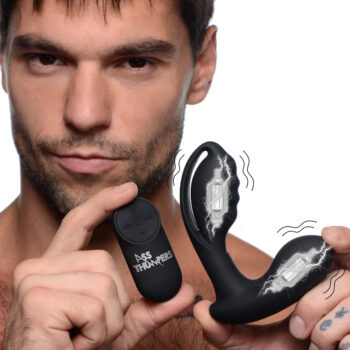 7X Power P-Stim Hollow Silicone Prostate Plug