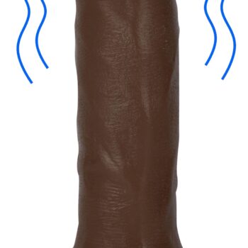 Jock Dark Vibrating Dildo - 6 Inch