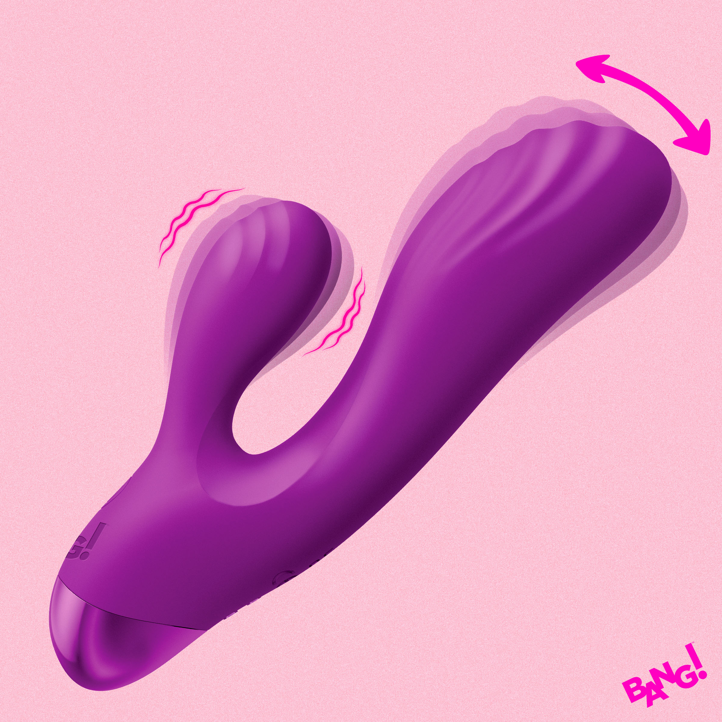 Flexible G-Spot Silicone Rabbit Vibrator