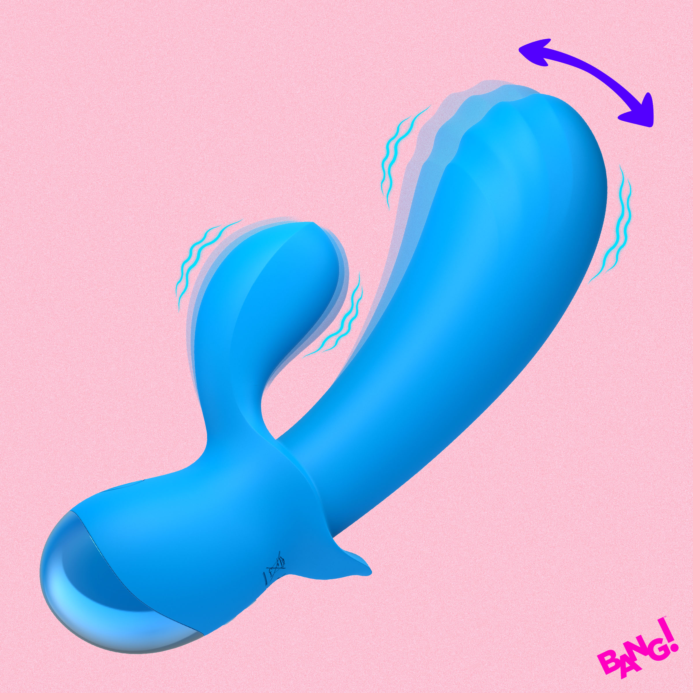 Flexible Thick Silicone Rabbit Vibrator