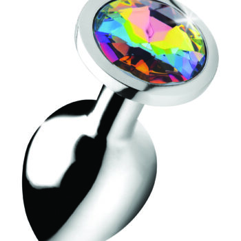 Rainbow Prism Gem Anal Plug - Medium
