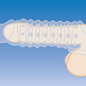 1.5 Inch Penis Enhancer Sleeve - Clear