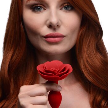 Booty Bloom Silicone Rose Anal Plug - Small