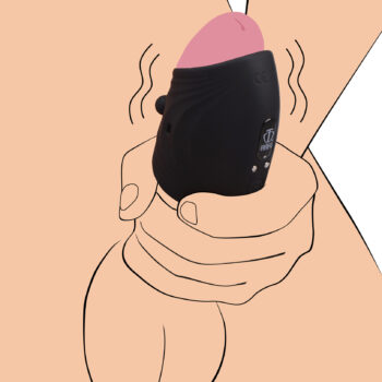 10X Pleasure Stroke Vibrating Silicone Penis Sleeve